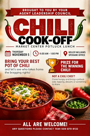 ALC Chili Cook-Off & Market Center Potluck Lunch ️️