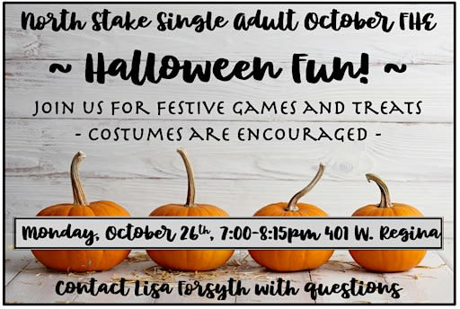 Single Adult FHE activity