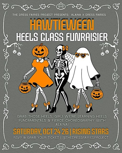 HAWTIEWEEN: BEGINNER HEELS DANCE CLASS FUNDRAISER