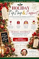 Holiday Sip, Shop & Support