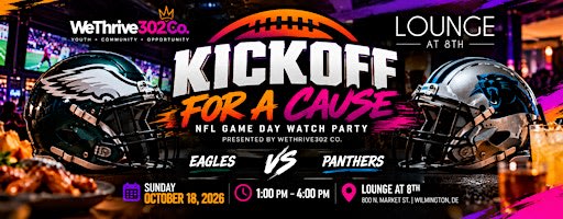 KICKOFF FOR A CAUSE: NFL GAME DAY WATCH PARTY