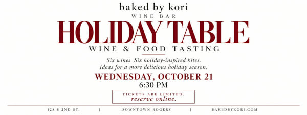 Holiday Table: A Wine & Food Tasting