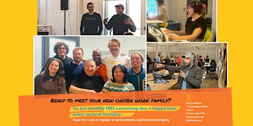 Free Coworking Day + Happy Hour at ReCity Network – Every Second Thursday!