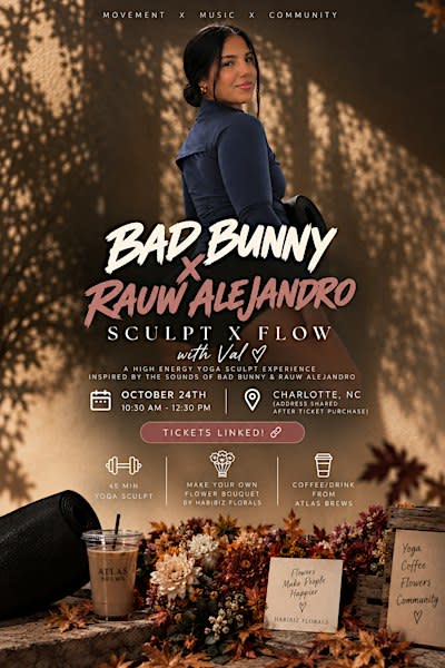 Bad Bunny x Rauw Alejandro: Sculpt x Flow with Val