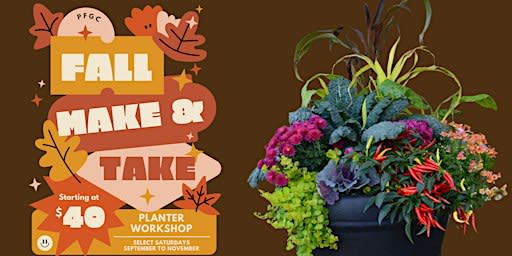 Fall Make & Take Container Workshops