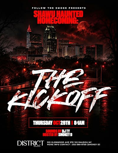 The Shaw U  Haunted Homecoming Kick Off !