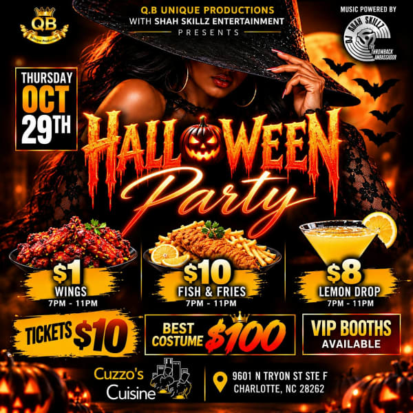 Halloween Party at Cuzzo’s Cuisine