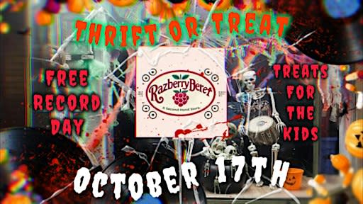 Thrift or Treat & Free Record Day