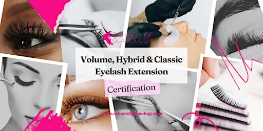 Cincinnati| Luxury Lash Class|Volume, Classic & Hybrid| School of Glamology