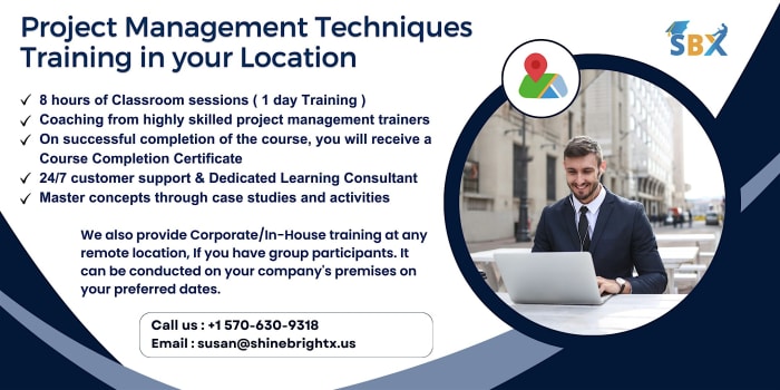 Project Management Techniques Training Bootcamp in Flint, MI