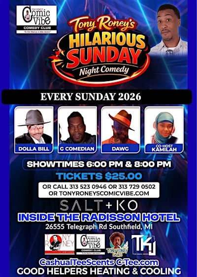 Tony Roney’s Hilarious Sunday Night Comedy