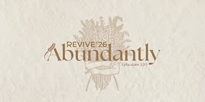 Revive 2026: Abundantly