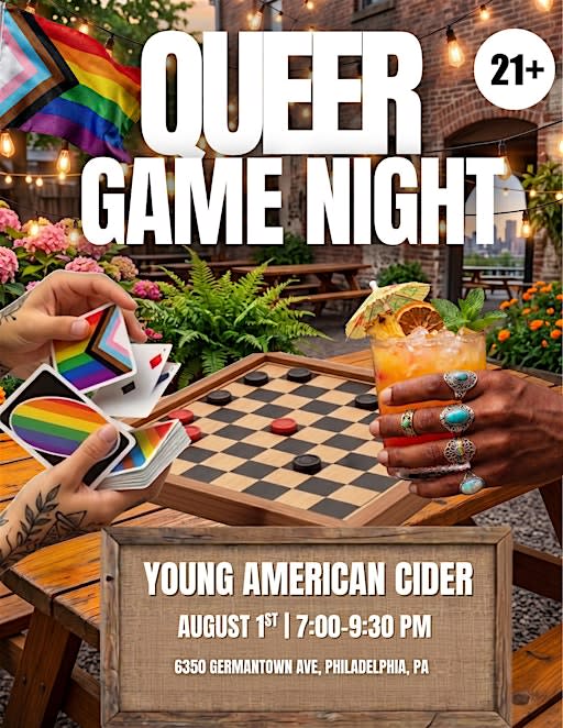 QUEER GAME NIGHT- AUGUST EDITION