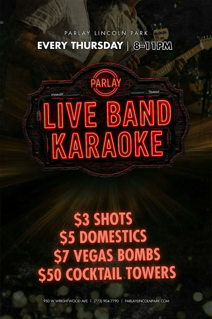 LIVE BAND KARAOKE AT PARLAY