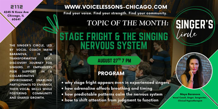 Singer’s Circle: Stage Fright & the Singing Nervous System