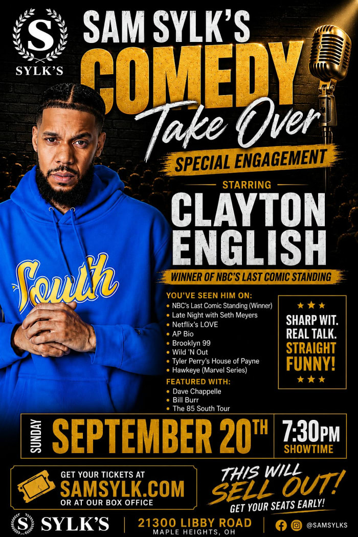 Comedy Takeover Starring Clayton English