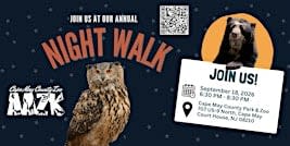 Night Walk at the Zoo 2026: Friday 9/18