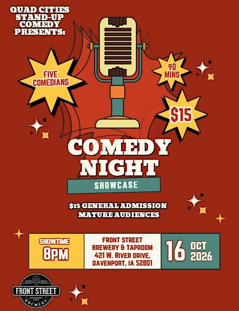 COMEDY NIGHT AT FRONT STREET BREWERY & TAPROOM