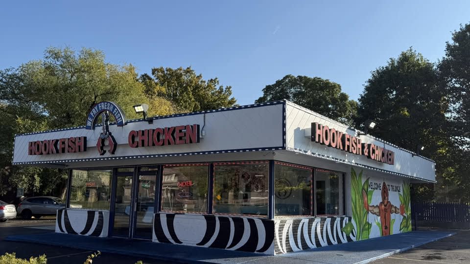 Hook fish and Chicken