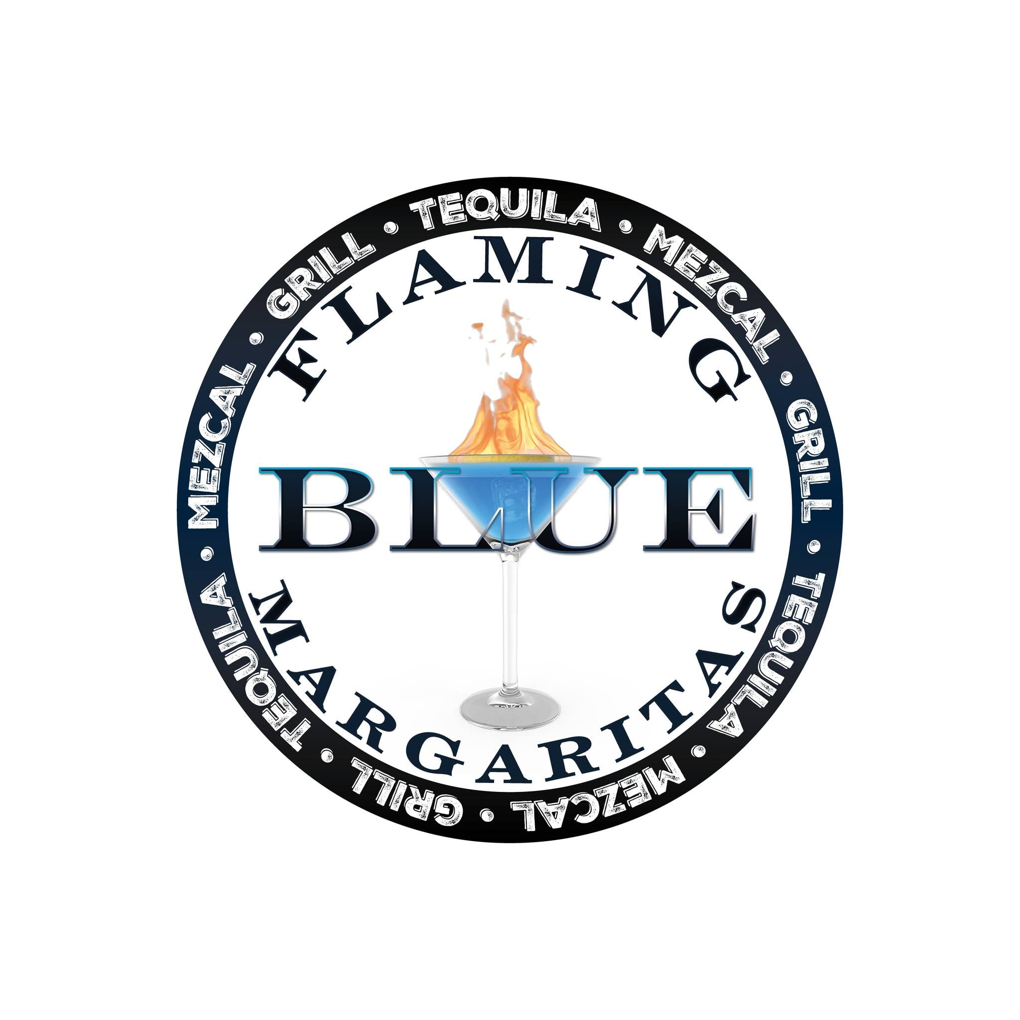 Flaming Blue Margaritas