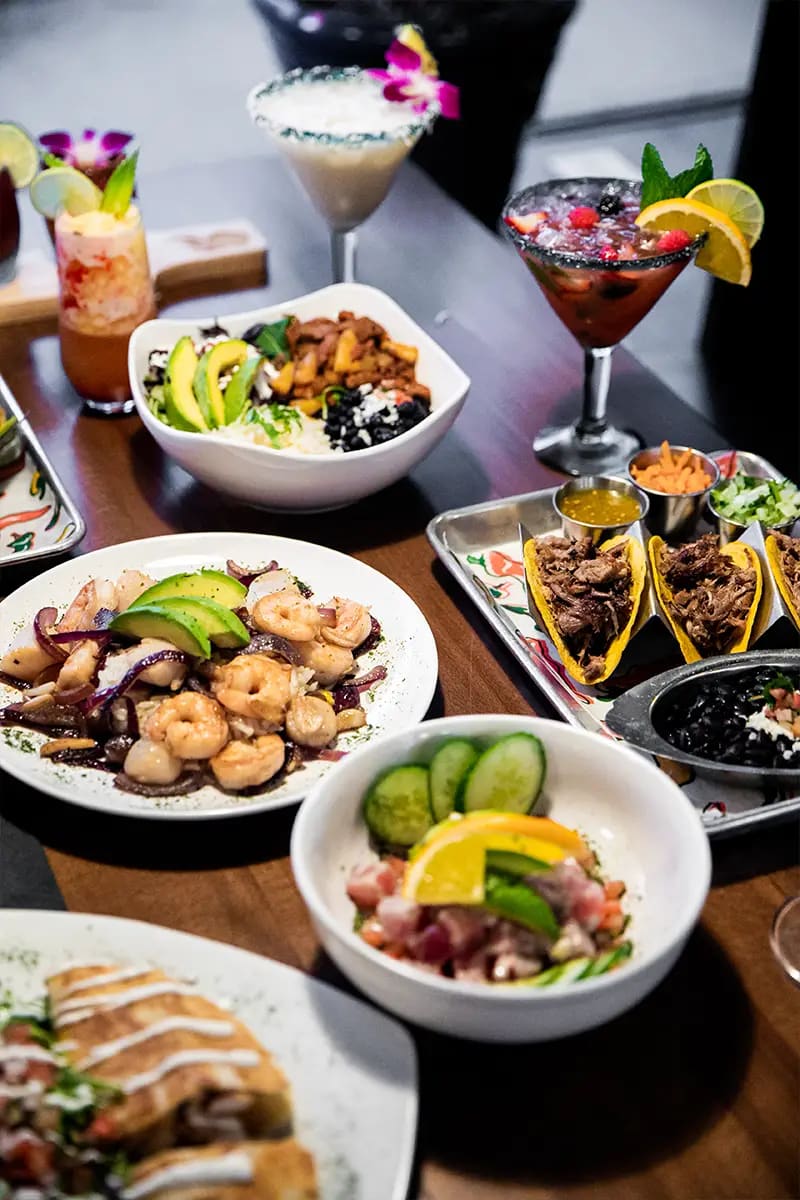 Flaming Blue Margaritas