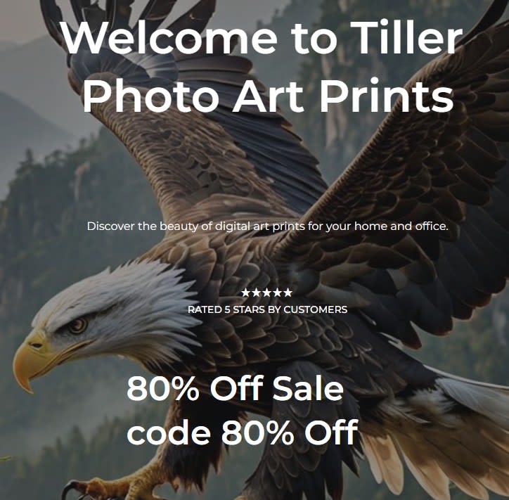 Tiller Photo Art Prints