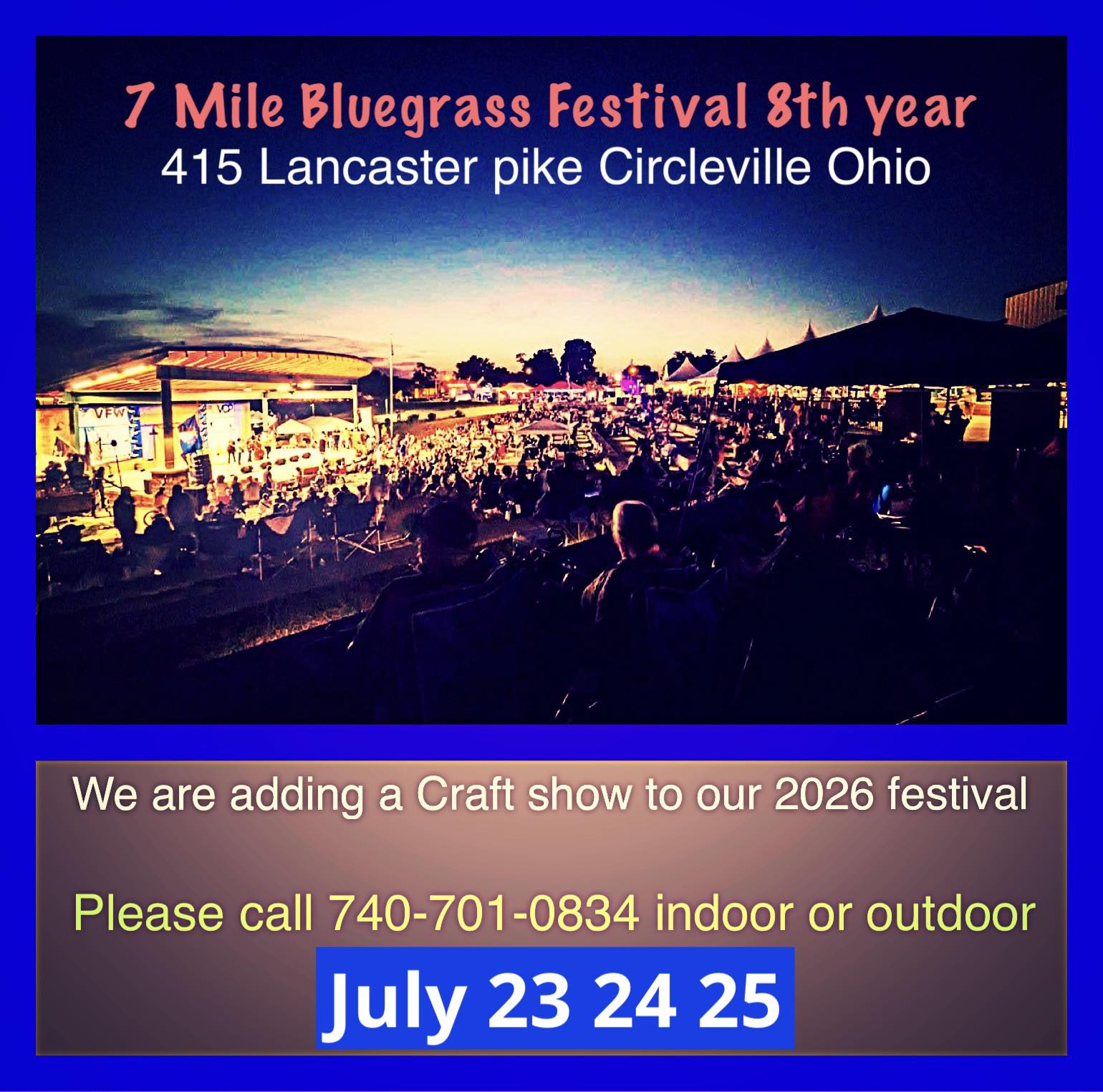 7 Mile Bluegrass Festival 8th Year