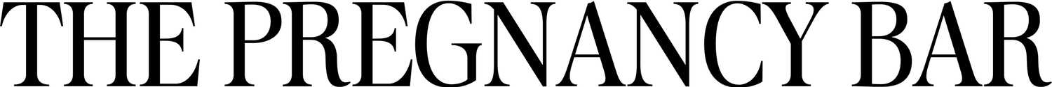 The Pregnancy Bar