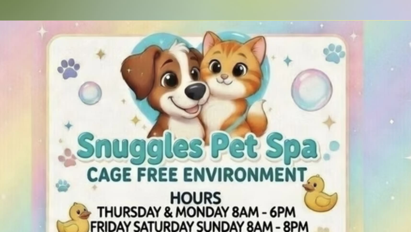 Snuggles Pet Spa
