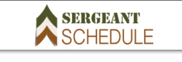 Sergeant Schedule