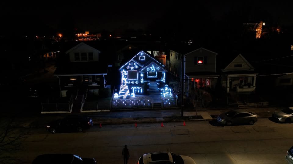 Clay Street Xmas Light Show 