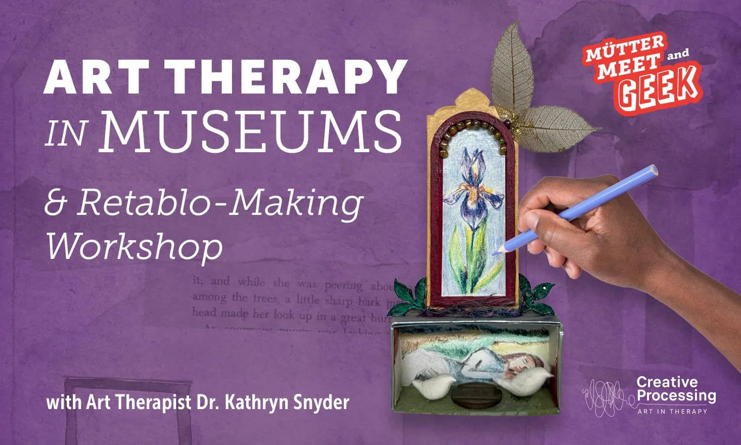 Meet & Geek: Art Therapy in Museums & Retablo-Making Workshop