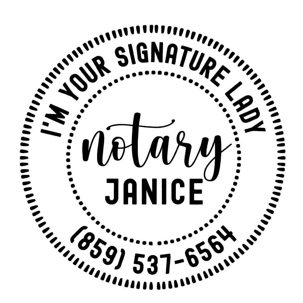 Janice Combs, Mobile Notary Services