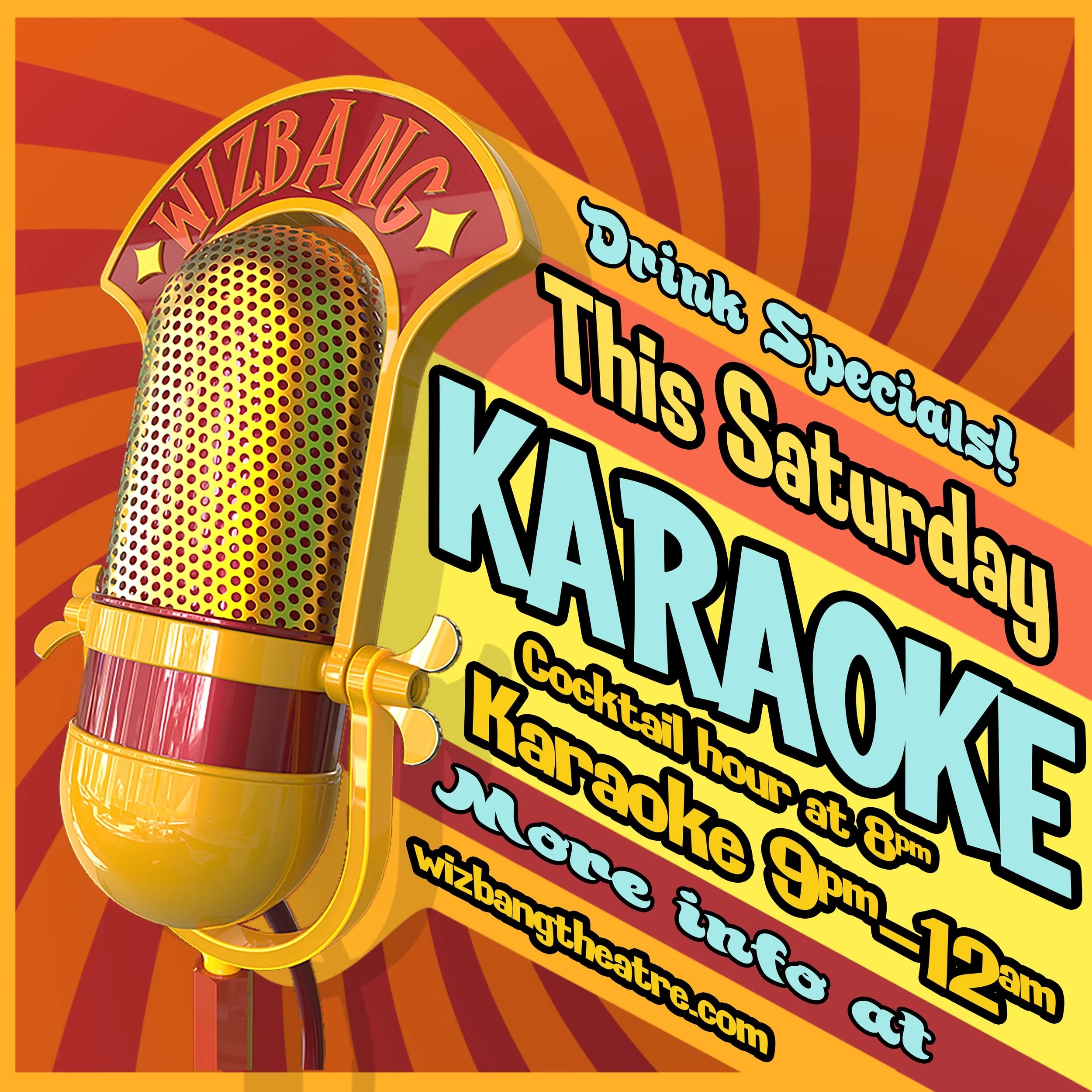 KARAOKE NIGHT at Wizbang Theatre