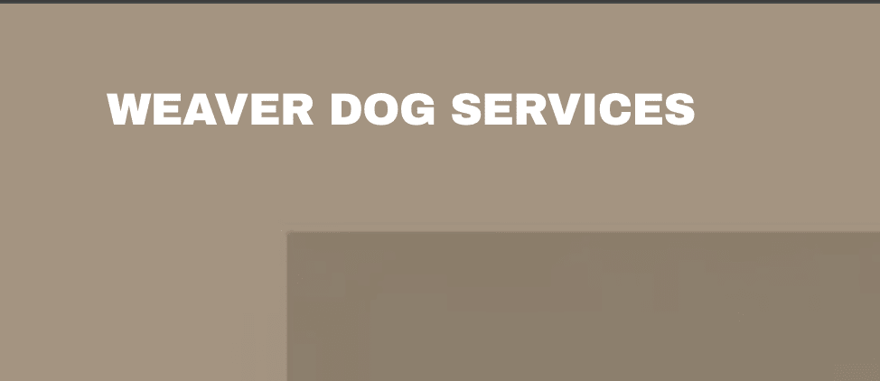 Weaver Dog Services