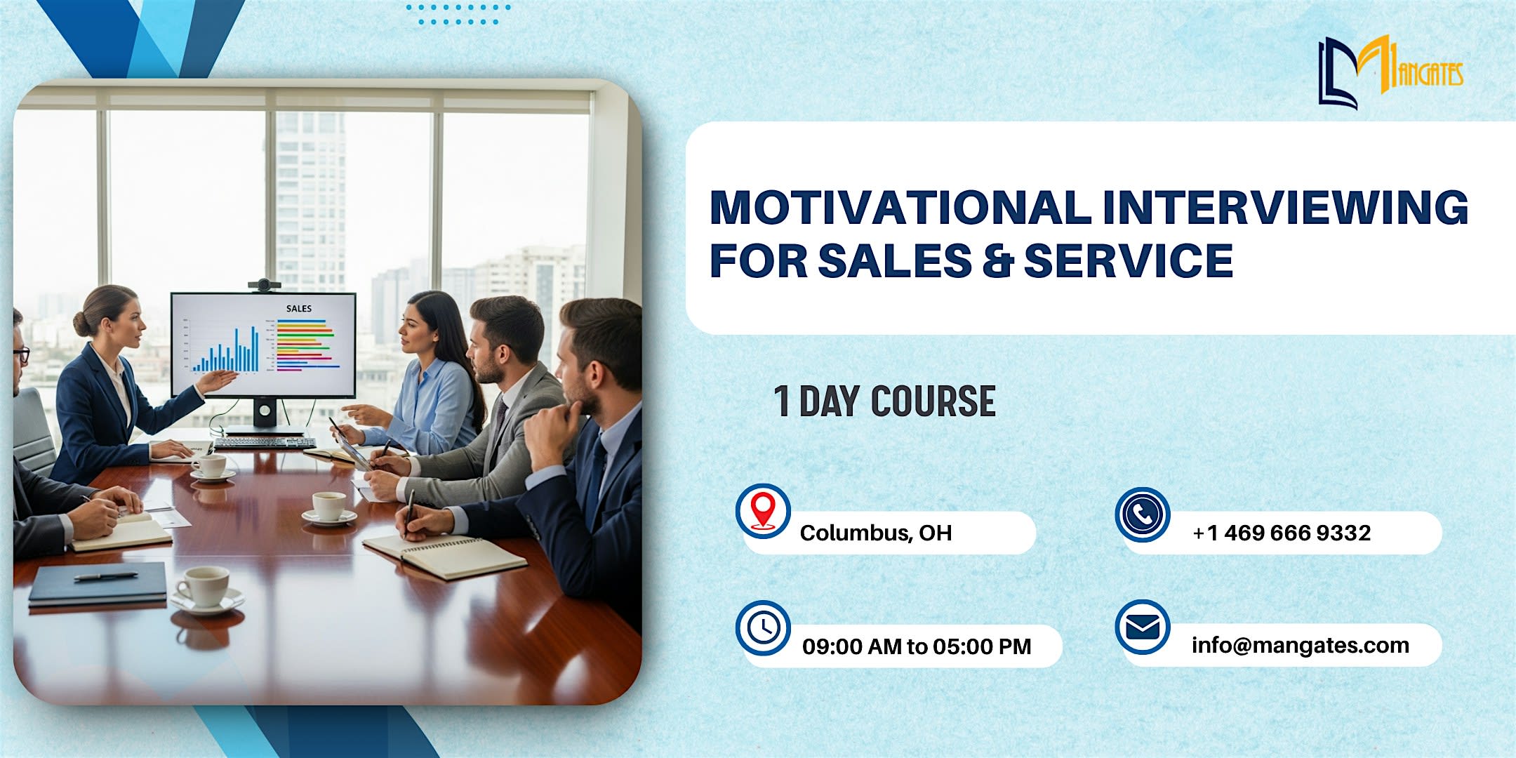 Motivational Interviewing for Sales & Service – 1 Day Course | Columbus, OH