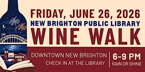 NEW BRIGHTON PUBLIC LIBRARY WINE WALK