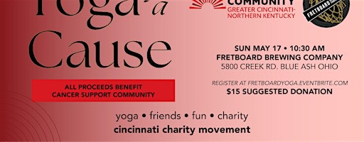 Yoga for a Cause - benefitting Cancer Support Community of Gr. Cincy + NKY