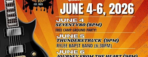 2026 Starbrick Music Festival - Rock for A Cause