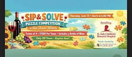 Sip and Solve Puzzle Night at the Naz