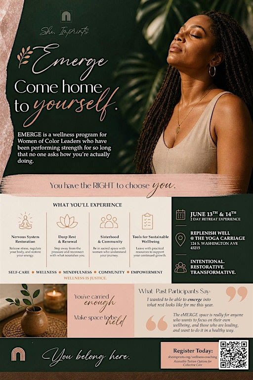 Emerge: A 2 - Day  Wellness Experience for Women of Color Leaders