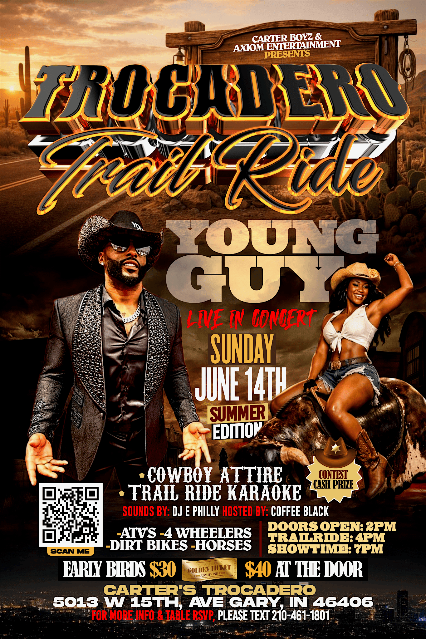 Trocadero Trailride: Young Guy Live in Concert!