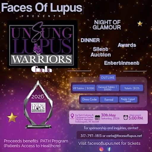 Unsung Lupus Warriors Gala With Charity Auction and Live Music