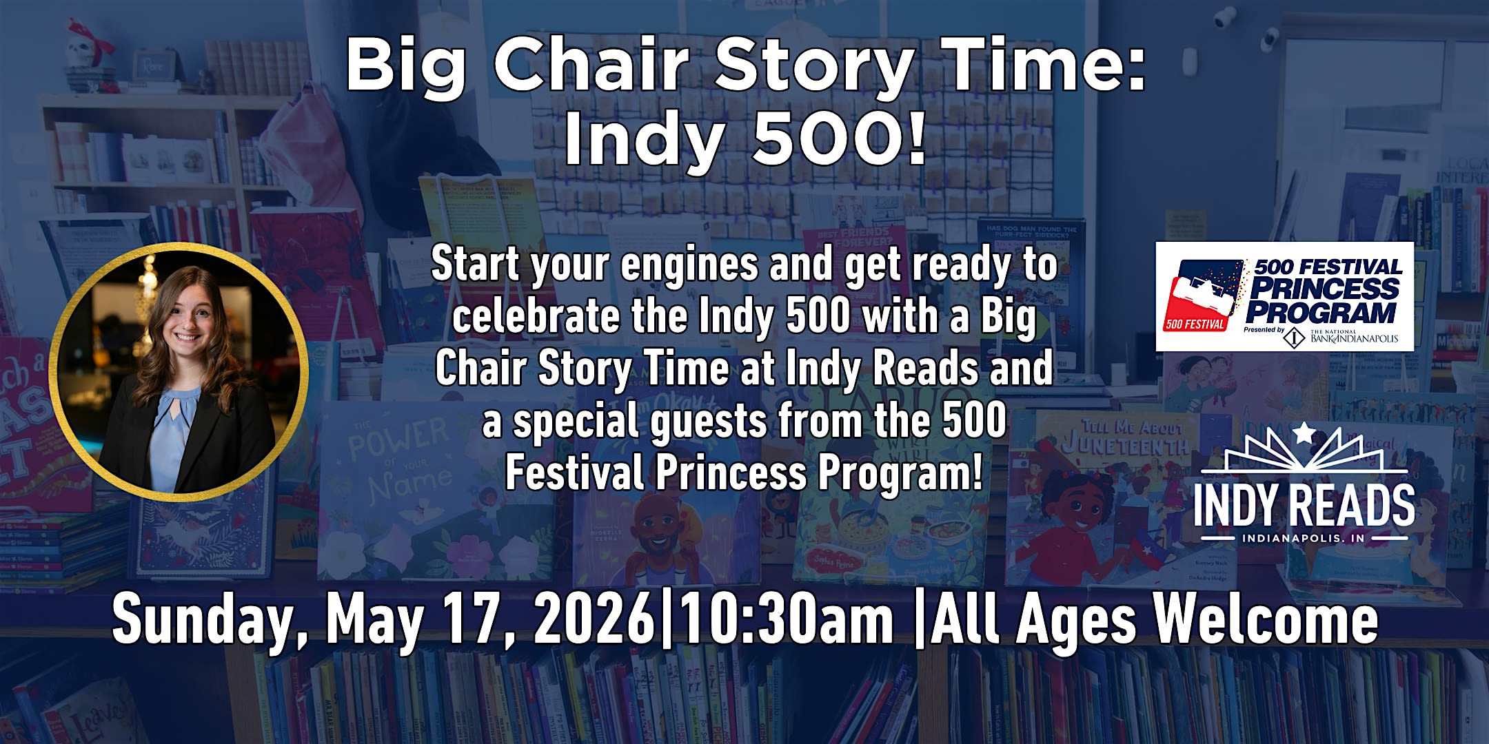 Big Chair Story Time: Indy 500!