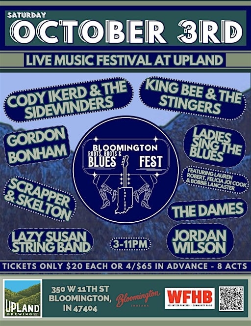 Bloomington, Indiana Roots, Boots & Blues Music Fest At Upland