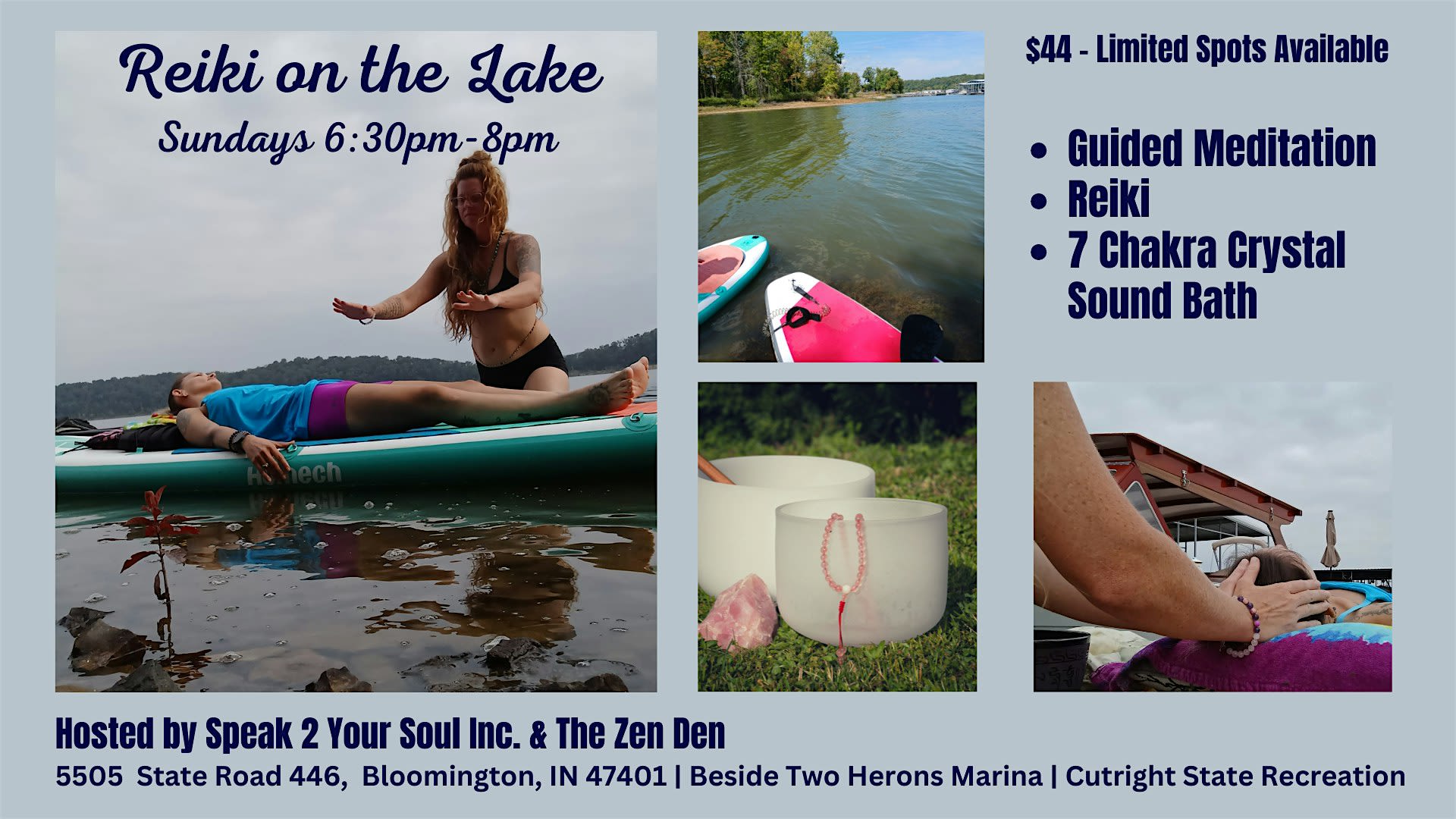 Reiki on the Lake - Guided Meditation, Reiki, & Sound Healing
