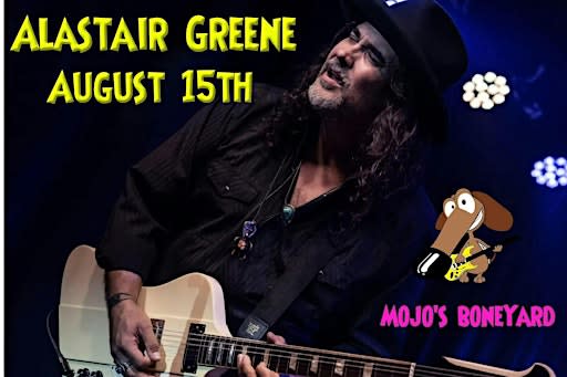 Alastair Greene - Blues-soaked Rock at Mojo's August 15th!