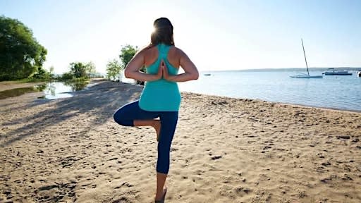 Yoga On The Beach