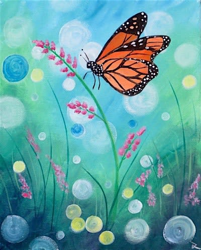 Prairie Monarch-11x14-Koffee Kuppe Cafe