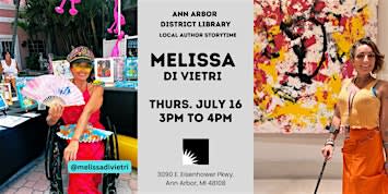 Local Author Storytime at Ann Arbor District Library with Melissa DiVietri